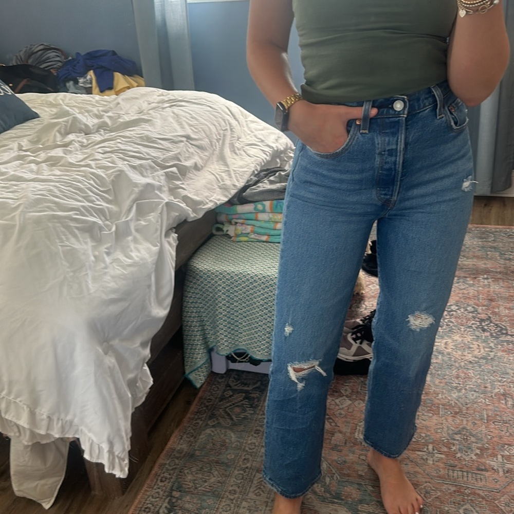 LEVIS RIBCAGE STRAIGHT ANKLE